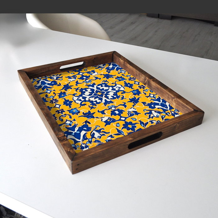 Aberto Design Bandeja REF040 Multicolor de Madera Maciza con Impresión UV Aberto Design Bandeja REF040 Multicolor de Madera Maciza con Impresión UV